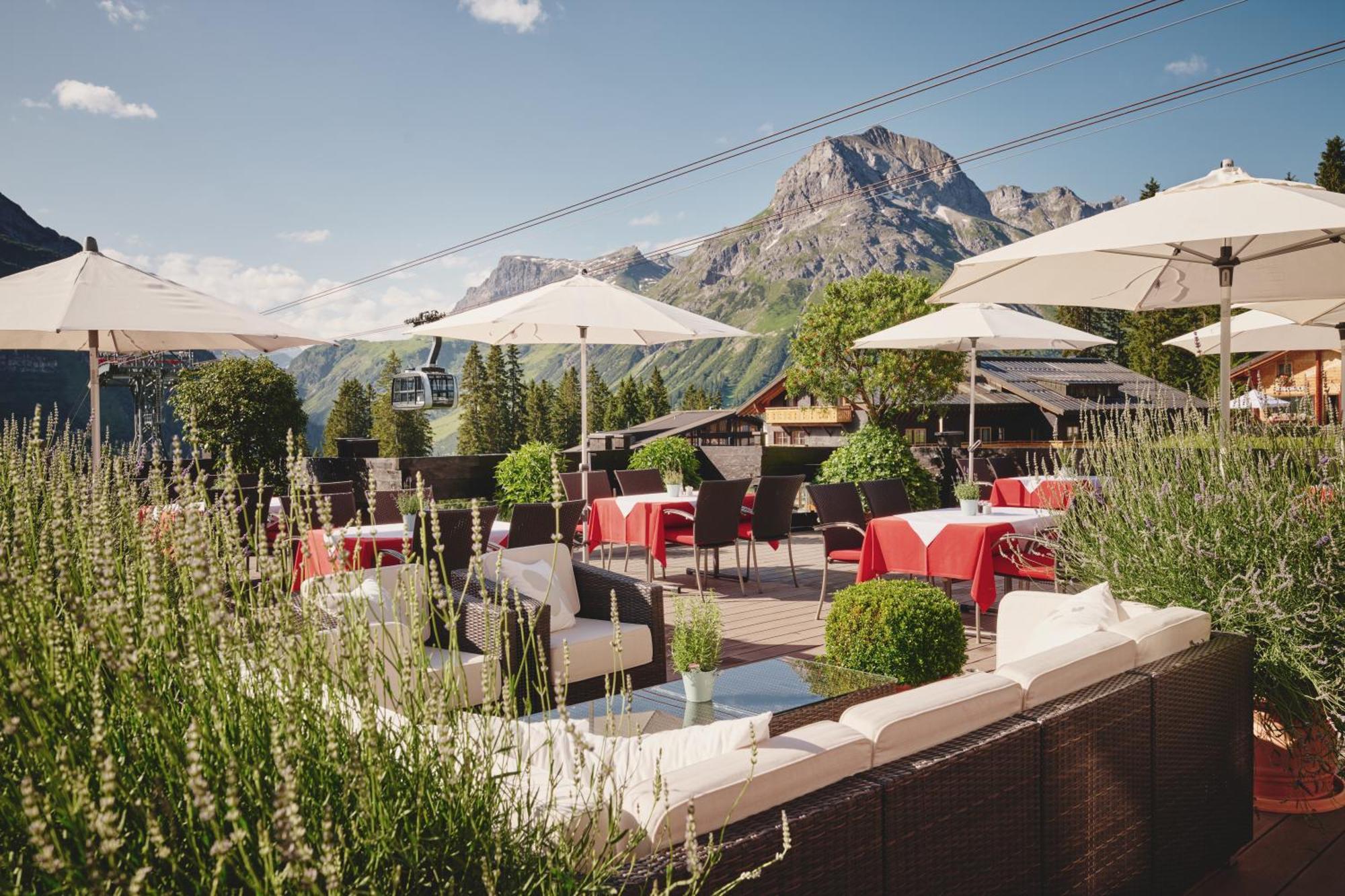 Burg Hotel Oberlech Kültér fotó